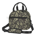 Axyaa Paisley Pattern Lunch Bag: Waterproof, Insulated, Reusable, Thermal Tote