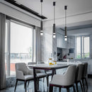 Axyaa Black LED Pendant Light for Bedroom Dining Room Kitchen Fixtures