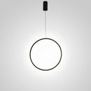 Modern LED Ring Pendant Light by Axyaa: Indoor Minimalist Lamp for Living Room Lighting