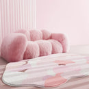 Axyaa Fluffy Nordic Style Plush Rug for Home Decor, Thick Soft Carpet Anti-slip Mat