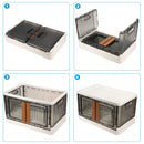 Axyaa Collapsible Storage Bins with Lid Set