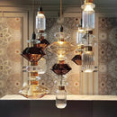 Axyaa Crystal Glass Pendant Light: Luxury Modern Art for Restaurant, Coffee Shop & Exhibition Hall