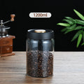 Axyaa Glass Coffee Beans Storage Jar - Vacuum Sealed Moisture-proof Container
