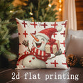 Axyaa Christmas Funny Pillow Covers for Sofa Bedroom Car - Rectangular Cushion