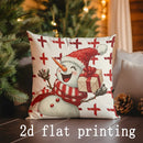 Axyaa Christmas Funny Pillow Covers for Sofa Bedroom Car - Rectangular Cushion