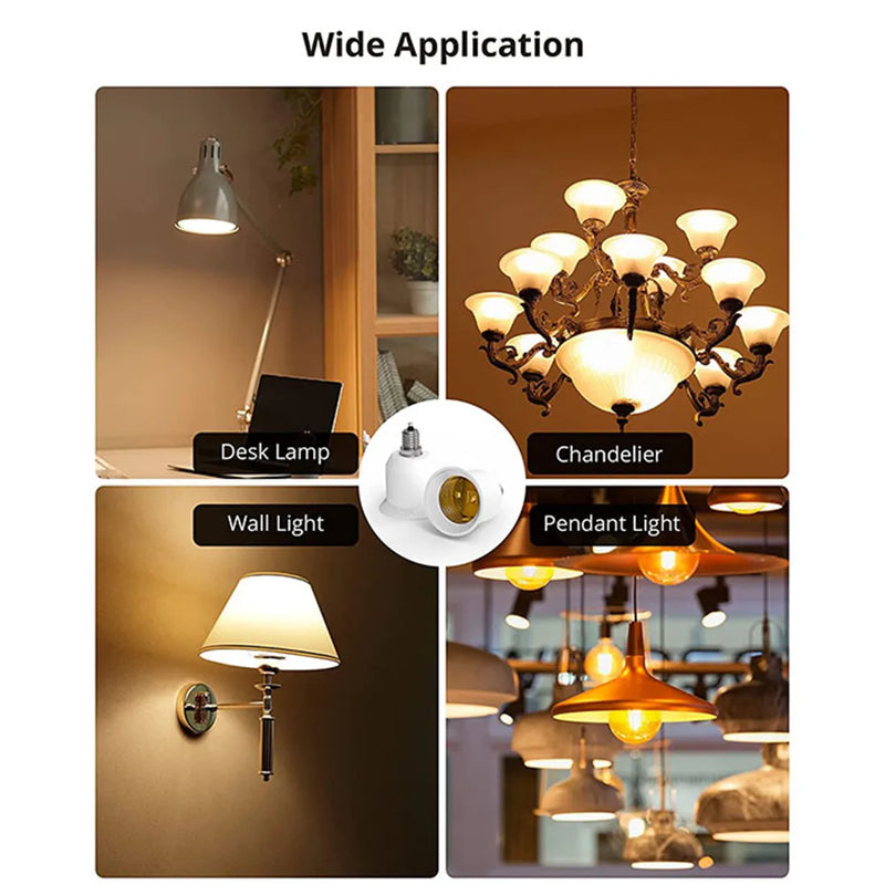 E14 to E26 E27 Adapter Converter for Axyaa Chandelier Socket