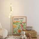Axyaa White Iron LED Floor Lamp - Nordic Modern Minimalist Sphere Moon Design