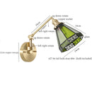 Axyaa Glass LED Wall Lamp: Nordic Design, Bathroom Mirror, Stairs, Living Room, Bedside, Rotate Night Lights