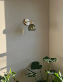 Axyaa Tulip Glass Shade Wall Sconce: Wireless LED Lamp, Remote Control, Rechargeable Battery