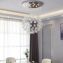 Axyaa Luxury Butterfly Crystal LED Ceiling Chandelier for Elegant Living Room Design