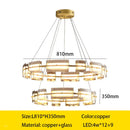 Axyaa Designer Copper Chandelier, Modern Island Table Lamp