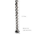 Axyaa Metal Ball Floor Lamp Black Standard Modern Minimalist Living Room Light