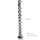 Axyaa Metal Ball Floor Lamp Black Standard Modern Minimalist Living Room Light