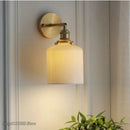 Nordic Ceramic LED Wall Light for Modern Japanese Style Decor by Axyaa
