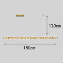 Axyaa Modern LED Pendant Chandeliers for Living Room and Dining Room