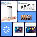 Axyaa 4K HD Android14 Magcubic Projector 290ANSI BT5.4 WiFi6 Outdoor Cinema Portable