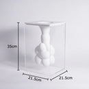 Axyaa Suspended Clouds Vase with Artificial Flowers Decor for Desk Display