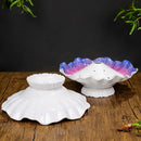 Axyaa Seafood Sashimi Lace Plate - Premium Melamine Round Ice Plate