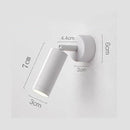 Axyaa Rotating LED Wall Lamp: Small Spotlight for Home Decors & Bedside, Nordic Design
