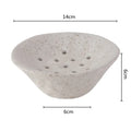 Axyaa Lotus Root Clay Bowl Vase for Hydroponic Floral Arrangements & Home Decor