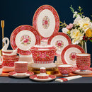 Axya™ Luxury 70-Piece Bone Dinnerware & Chopsticks Set