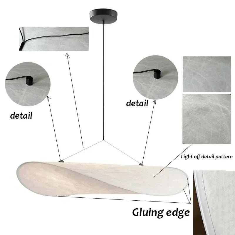 Axyaa Silk LED Ceiling Chandelier: Handmade Elegance for Home Decor