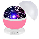 Axyaa Starry Night Light Projector 360° Rotation 12 Color Changing LED USB Lamp