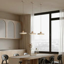Axyaa Travertine Stone Pendant Light Chandelier for Kitchen Island Dining Room