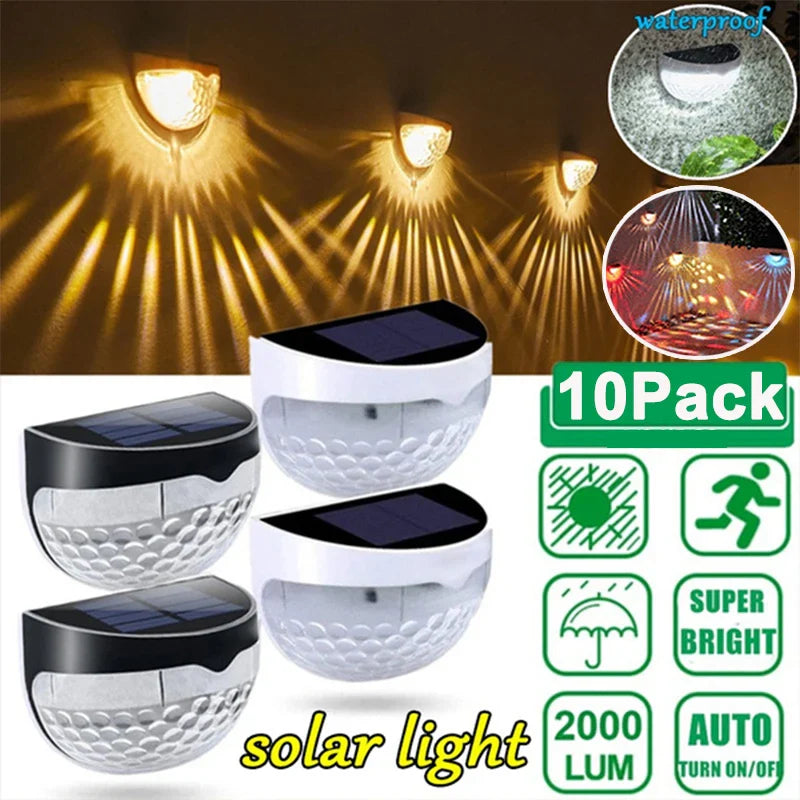 Axyaa Solar LED Outdoor Wall Lamps Waterproof Festoon Light
