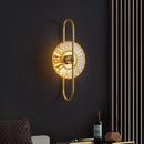 Axyaa Crystal Indoor LED Wall Lamp for Luxurious Living Spaces