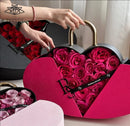 Axyaa Heart Rose Box & Key Soap Flower Gift - Girlfriend Birthday Surprise