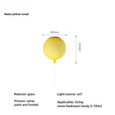 Axyaa Cartoon Balloon Ceiling Lamp for Kids Room, Kindergarten Children's Rope Pull Switch Light