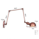 Axyaa Nostalgic Double Arm Wall Lamp for Rustic Decor