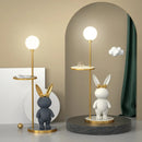 Axyaa Round Table Floor Lamp: Modern Nordic Style for Children's Room