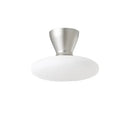 Axyaa Mushroom Ceiling Light - Antique Style Minimalist Italian Glass Lamp for Living Room