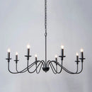 Axyaa Modern Luxe Iron Chandelier for Living, Kitchen, Dining, Bedroom & Study Rooms