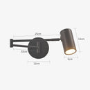 Axyaa Adjustable LED Wall Lamp with Touch Sensor Switch for Bedside Reading