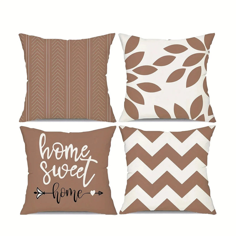 Axyaa Geometric Printed Pillowcase: Modern Minimalist Room Decoration