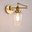 Axyaa Adjustable Arm LED Wall Sconce - Eco-Friendly Modern Minimalist Reading Light for Home & Office