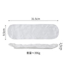 Axyaa Nordic Retro Ceramic Dessert Tray Plate Tableware for High-End Dining