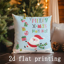 Christmas Cartoon Pillow Covers by Axyaa: Festive Decor for Sofa, Bedroom, Car