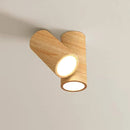 Axyaa Antique Style Walnut Color Ceiling Light