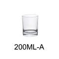 Axyaa Glass Water Cup: Transparent Drinking Glasses for Juice, Beer, and Coffee