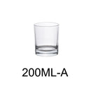 Axyaa Glass Water Cup: Transparent Drinking Glasses for Juice, Beer, and Coffee