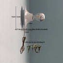 Axyaa LED Wall Light Mirror Iron Bedside Wall Lamp for Bathroom Bedroom