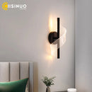 Axyaa Tricolor Acrylic LED Wall Sconces for Living Room & Hotel Hallway