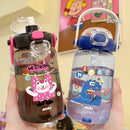 Axyaa Dinosaur Plastic Water Bottle with Handle