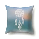 Axyaa Boho Indian Feather Dreamcatcher Pillow Cushion Cover for Home Decor