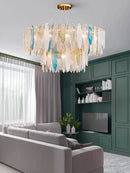 Axyaa Crystal Chandelier for Modern Luxury Living Room and Dining Hall