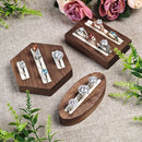 Axyaa Polygonal Ring Earrings Jewelry Display Stand Plate